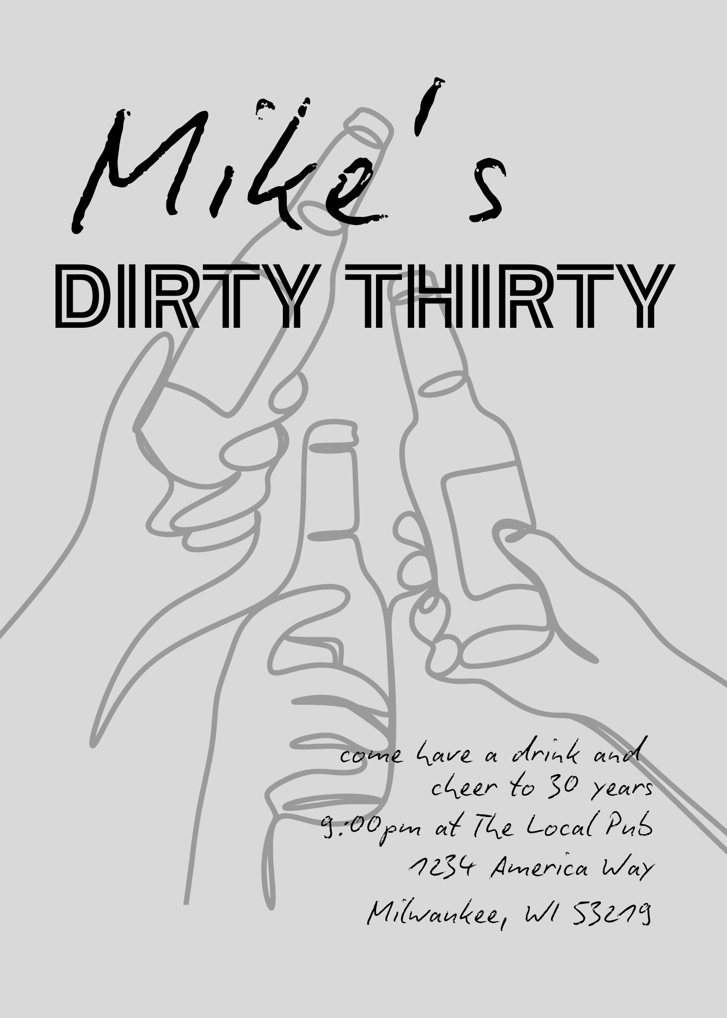 Dirty Thirty Birthday