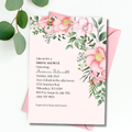 Pink Floral Bridal Shower