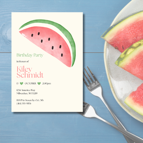 Watermelon theme Birthday